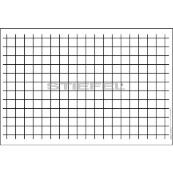   Négyzethálós írótabló, sima hátoldallal (fekvő), 140 x 100 cm