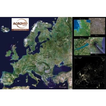 Föld űrfotó asztali alátét A3 duo