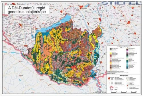 Dél-Dunántúli régió genetikus talajtérképe