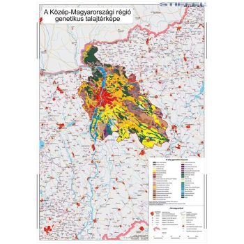   Közép-Magyarországi régió genetikus talajtérképe keretes