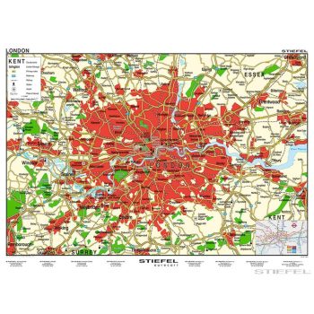 London várostérkép (angol nyelvű)