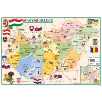   Gyerek Magyarország közigazgatása / domborzata könyöklő