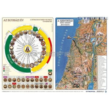   A római katolikus egyházi év és a Szentföld képes térképe