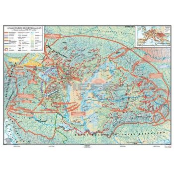 A magyarok Honfoglalása iskolai történelmi falitérkép