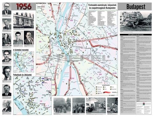 Az 1956-os forradalom iskolai történelmi falitérkép DUO