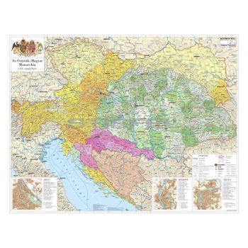   Az Osztrák-Magyar Monarchia DUO - Magyarország a dualizmus korában iskolai történelmi falitérkép