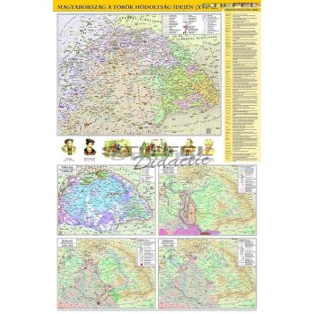   A török hódoltság Magyarországon (1526-1600) iskolai történelmi falitérkép