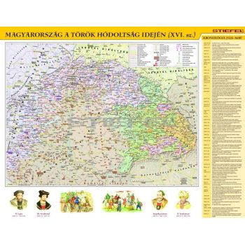   A török hódoltság Magyarországon I. (1526-1600) iskolai történelmi falitérkép