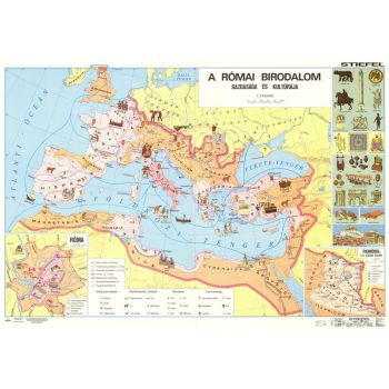   A Római Birodalom gazdasága és kultúrája iskolai történelmi falitérkép