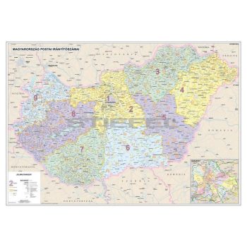 Magyarország postai irányítószámai, tűzhető, keretes