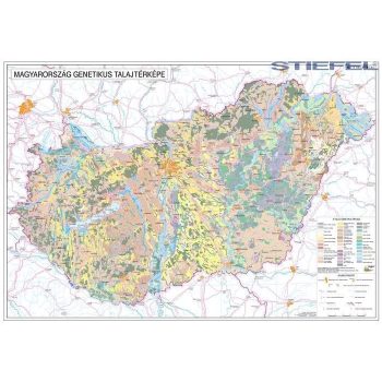 Magyarország genetikus talajtani térképe keretes