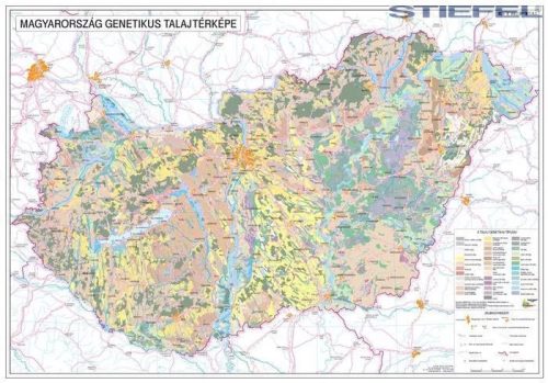 Magyarország genetikus talajtani térképe keretes