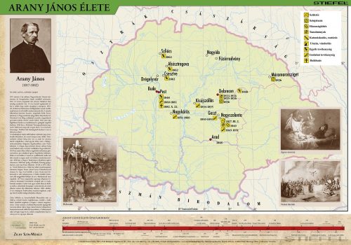 Arany János élete tabló - AR tartalommal