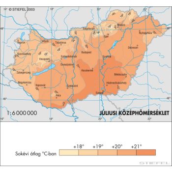Júliusi középhőmérséklet