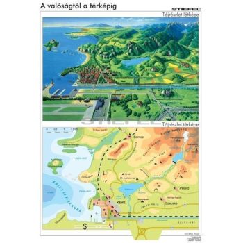 A valóságtól a térképig (100 x 140 cm)