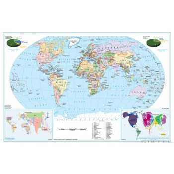 Világtérkép kartogramokkal