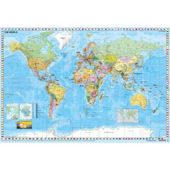 A Föld országai térkép/Föld domborzata könyöklő