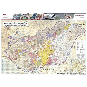 Magyarország egyedi falitérkép