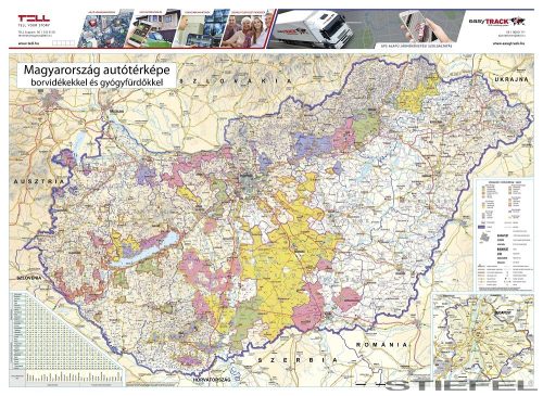 Magyarország egyedi falitérkép