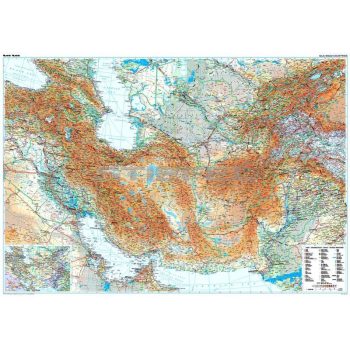 A Selyemút országai (általános földrajzi térkép) 