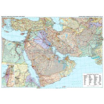 Közel-Kelet (politikai térkép) 