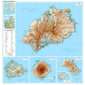 Szent Ilona szigete / St. Helena and Dependencies térkép 