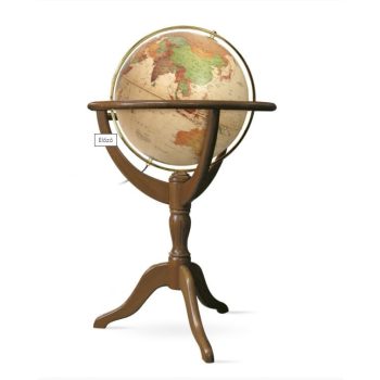   Földgömb Janine világítós álló talpas antik földgömb Ø 50  cm