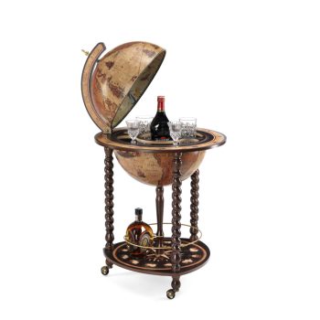   Bárföldgömb gurulós Explora ( a gömb teteje oldalra nyitható ) mézbarna  Ø 40  cm