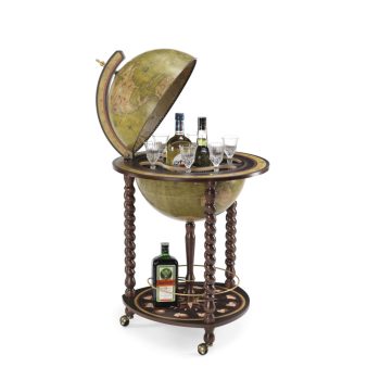   Bárföldgömb gurulós Explora ( a gömb teteje oldalra nyitható ) olíva zöld  Ø 40  cm