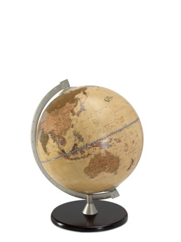 Asztali antik földgömb James Cook sárgabarack Ø 33  cm