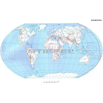   A Föld + Európa körvonalas munkatérképe DUO óriás poszter