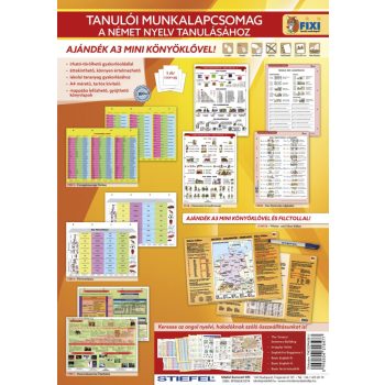   Tanulói munkalapcsomag német 5 db FIXI tan. ml., német nyelvi A3 alátéttel és kék filctollal